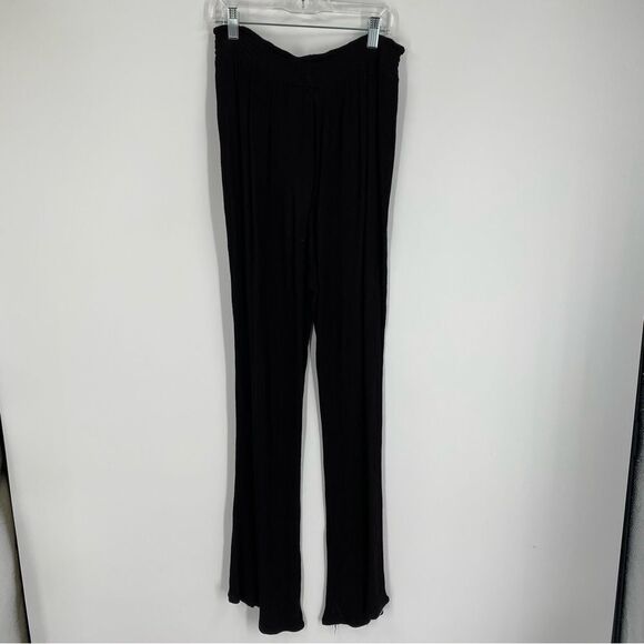 Mudd Women’s Pull On Elastic Waist Dark Brown Palazzo Pants size XL - Picture 4 of 4